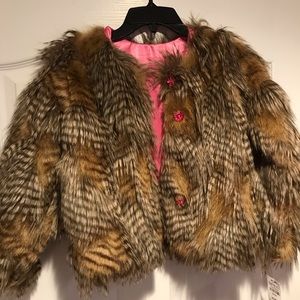 Fashion faux fur jacket